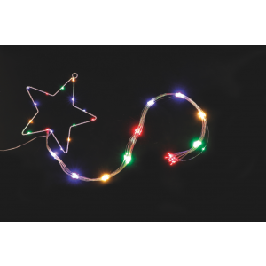 Vianočná dekorácia v tvare hviezdičky s micro 690 LED svetielkami 41893